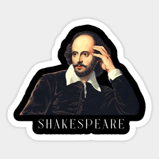 Shakespeare portrait Sticker